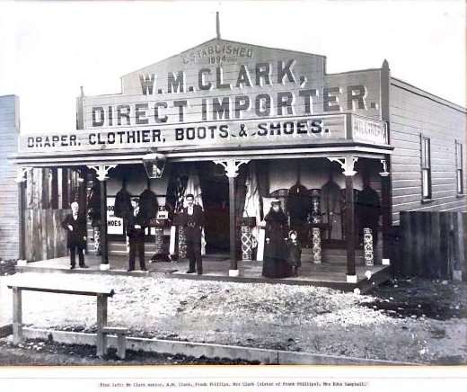 Walter Mace Clark shop